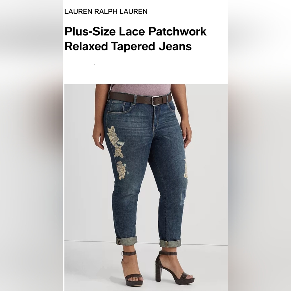 NWT $205 Ralph Lauren jeans size 16W